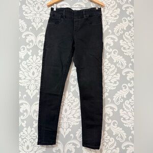 4/$25 • Jeaniologie Black‎ Pull On Elastic Waist Skinny Jeans